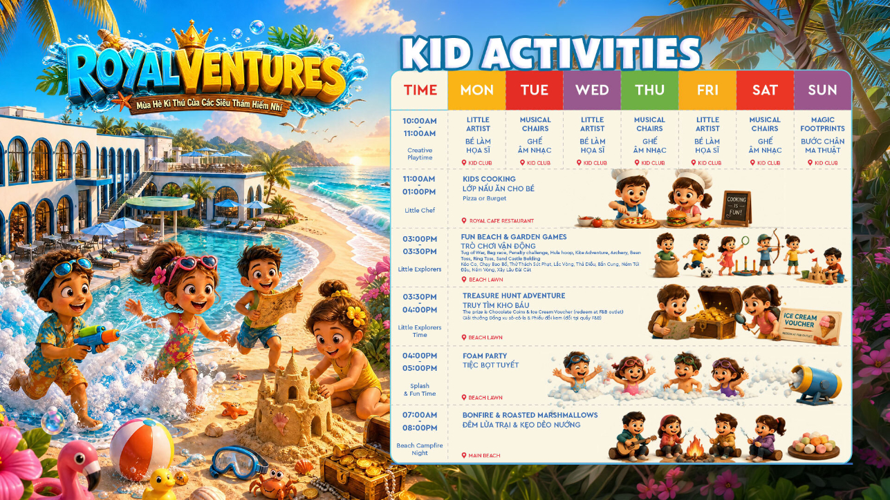Da Nang resort summer vacation package for family